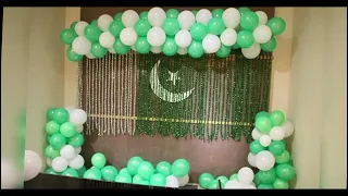 14 August day celebrations🇵🇰 independence day paper craft idea( using color paper)