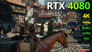 RTX 4080 | The Witcher 3 with Ray Tracing!