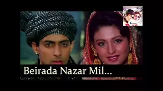 Be Irada Nazar Mil Gayi To | Salman Khan | Chandni | Sanam Bewafa | Hindi Song | Sadabahar Hits