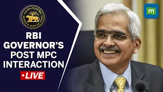 LIVE: Post Monetary Policy Press Conference By RBI Governor Shaktikanta Das | Decodes Key Decisions