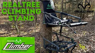 Realtree Deluxe Aluminum Climbing Tree Stand from Walmart Review and Test