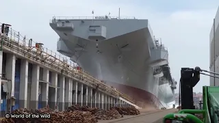MASSIVE Aircraft Carrier Launches