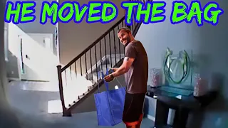 Chris Watts moved the Blue Bag with NKs clothes