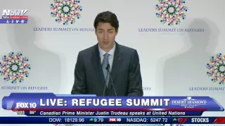 FNN: Candian Prime Minister Justin Trudeau Speaks at UN Refugee Summit