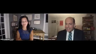 Brian Stelter with Juliette Kayyem