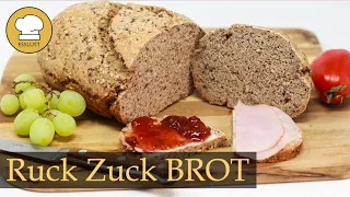 RUCK ZUCK BROT mit Haferflocken