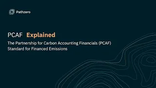 Explained | The Partnership for Carbon Accounting Financials (PCAF) for Financed Emissions
