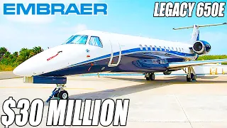 Inside The $30 Million Embraer Legacy 650E