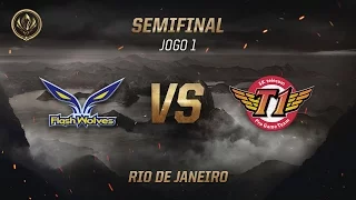 Flash Wolves x SKT T1 (Semifinal - Jogo 1) - MSI 2017