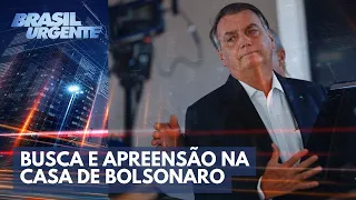 Datena comenta buscas em casa de Bolsonaro | Brasil Urgente