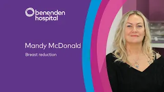 Mandy McDonald’s Breast Reduction Surgery