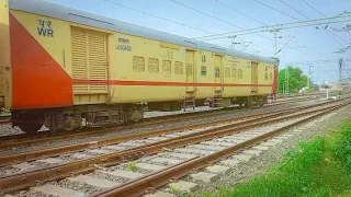 Shunting Train Reverse Action Near Bhavnagar Terminus