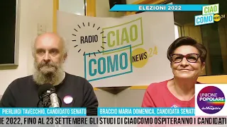 Verso le elezioni politiche  i candidati comaschi da noi, oggi Unione Popolare con De Magistris