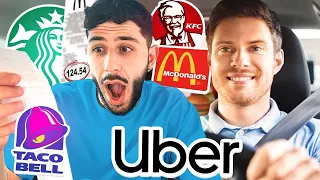 Letting UBER DRIVERS Decide What I EAT for 24 Hours!!