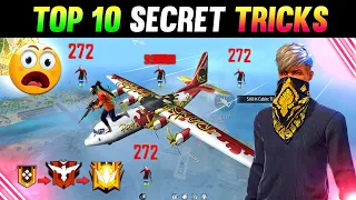 Top 10 Secret Tricks 99% Players Dont Know 😱 || Factory Hidden Places Free Fire || Hidden Places