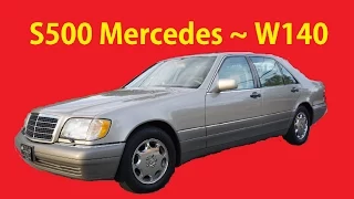 Mercedes Benz W140 S500 Video Car Review S Class Saloon Big Body