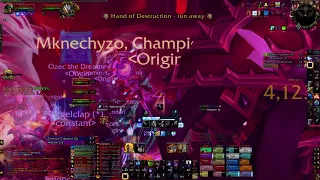 Necrolord Arcane Mage POV vs Sire Denathrius Mythic, Castle Nathria.