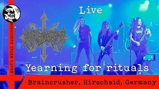 Live KHAOS (Yearning for rituals) 2022 - Braincrusher, Hirschaid, Germany, 25 Nov