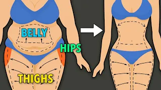 BELLY + HIPS + THIGHS: STUBBORN FAT BURN WORKOUT