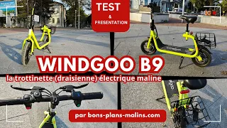 Présentation et test de la draisienne électrique Windgoo B9 !