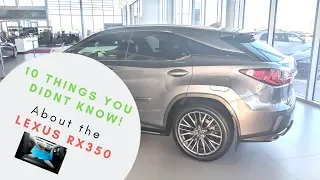 Lexus RX350 | 10 THINGS YOU DIDNT KNOW!! - Origami Cat??!!