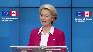 A very warm welcome to you Justin! Ursula von der Leyen welcomes Justin!