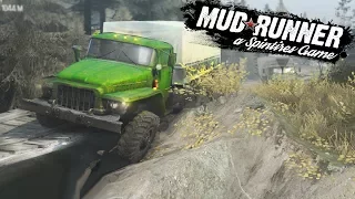 Spintires: Mudrunner ПРОХОЖДЕНИЕ КАРТЫ "БОЛОТО" #2