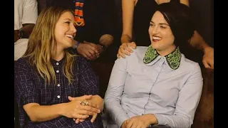 Supergirl Cast -BEST (i guess) MOMENTS interview 2017. Melissa Benoist and Katie Mcgrath - LEGENDADO