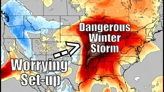 A Large and Dangerous Winter Storm is Coming ~ Heavy Snow, Flooding Rain, Tornadoes and more