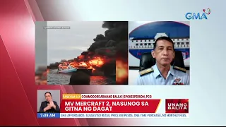 MV Mercraft 2, nasunog sa gitna ng dagat | UB