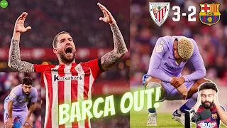 Be Ready For A Trophyless Season Barca Fans! | Athletic Club 3-2 Barca Copa Del Rey Review HINDI