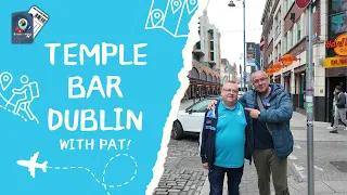 You Won't Believe Who Mr. TravelON Found in Dublin's Temple Bar! | The Pat tour of Temple Bar Dublin