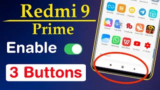Redmi 9 Prime Back Button Settings | How to Enable Navigation Button in Redmi 9 Prime