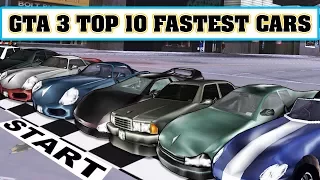 TOP 10 fastest cars in GTA 3