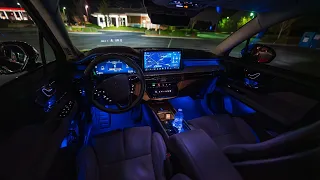 👉2023 Lincoln Corsair AT NIGHT -- Interior & Exterior Lights + Night Drive