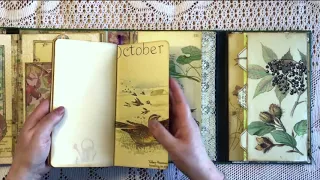 Edith Holden Lapbook Journal Flip Through - NOW SOLD