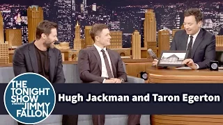 Hugh Jackman and Jimmy Try Pronouncing Taron Egerton's Hometown