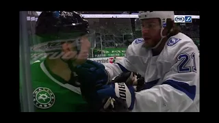 Brayden Point fights Andrew (Close up camera)