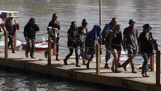 Oregon Eclipse Festival After the Eclipse Time Lapsish.