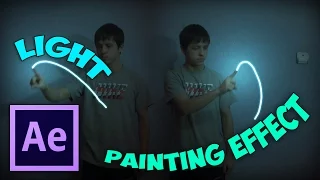 Светопись эффект в After Effects / Light Painting Effect в After Effects