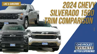 TRIM COMPARISON l 2024 Chevy Silverado 1500