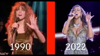 Mariah moments decades later ! - before and after