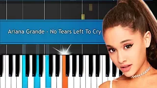 Ariana Grande - "No Tears Left To Cry" Piano Tutorial - Chords - How To Play - Cover