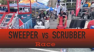 SWEEPER versus SCRUBBER - FiRMHORN Speed Race