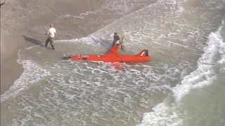 Military drone washes ashore Boynton Beach