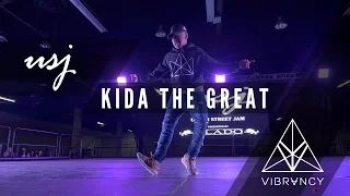 Kida The Great | Urban Street Jam 2017 [@VIBRVNCY Front Row 4K] #urbanstreetjam