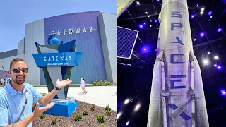 NASA's Kennedy Space Center Opens A NEW Exhibit & Ride! | Touring Gateway: Deep Space Launch Complex