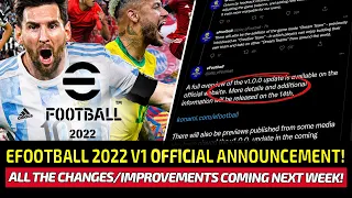 [TTB] EFOOTBALL 2022 V1 OFFICIALLY ANNOUNCED! - ALL THE UPDATES/CHANGES & MORE COMING NEXT WEEK!