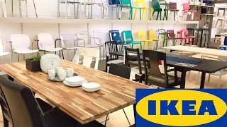 IKEA KITCHEN TABLES CHAIRS ARMCHAIRS FURNITURE HOME DECOR SHOP WITH ME SHOPPING STORE WALK THROUGH