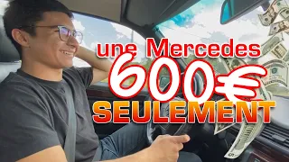 7 ans sans rouler il rachète cette Mercedes 600€